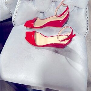 Stuart Weitzman Red Heels Minimalist Design Stiletto